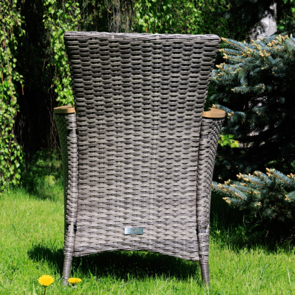 Комплект обеденных кресел Royal Family AMELIA, серые, 2 шт.